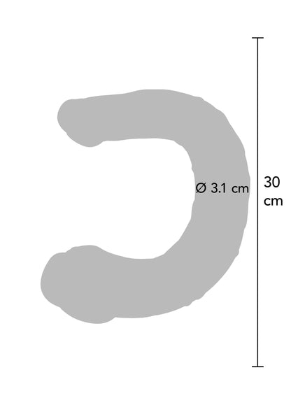 ToyJoy Get Real Realistic Mini Double Dong BLUE - 1