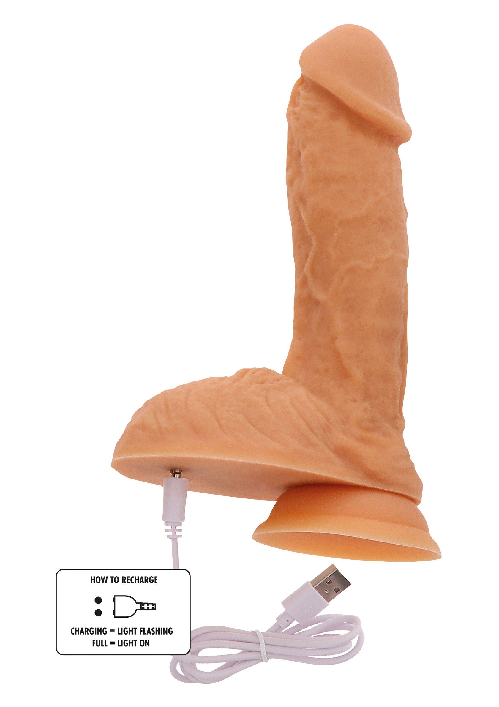ToyJoy Get Real Silicone Vibrating Dildo SKIN - 7