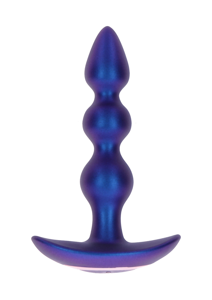 ToyJoy Buttocks The Bold Beaded Vibrating Anal Plug BLUE - 5