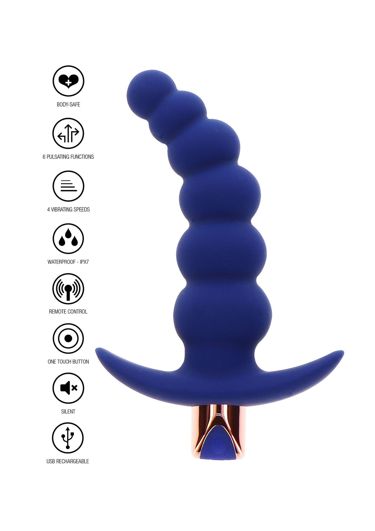 The Spunky Buttplug BLUE - 5