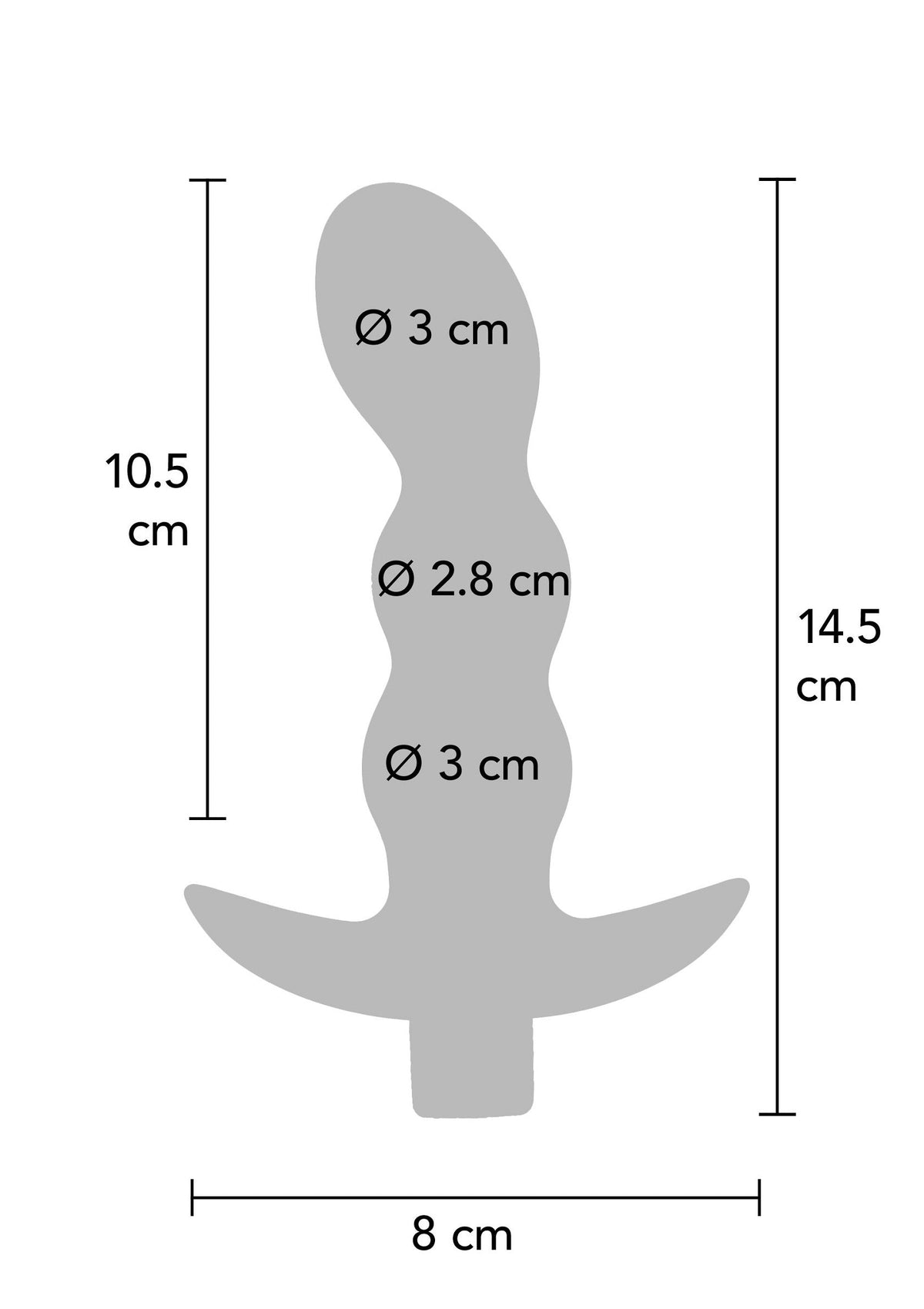 The Risque Buttplug BLUE - 4