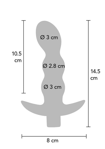 The Risque Buttplug BLUE - 4
