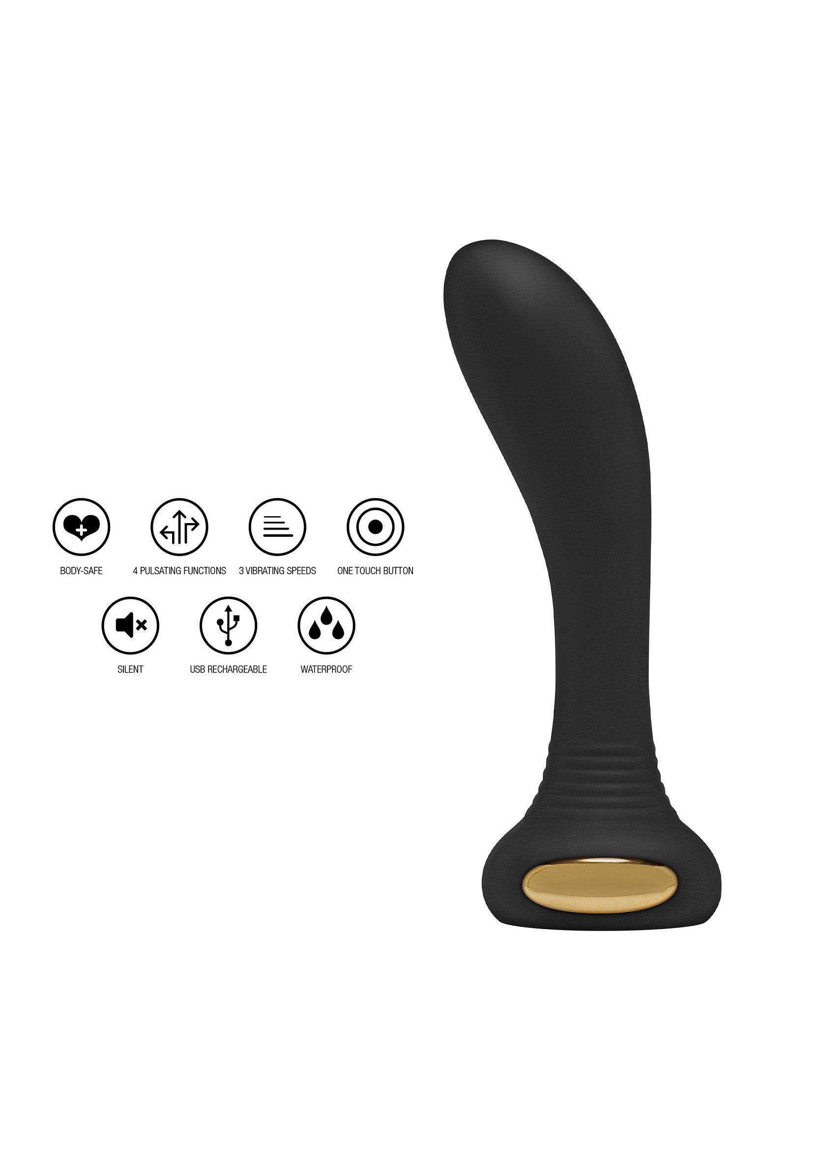 ToyJoy Luz Zare Vibrator BLACK - 1