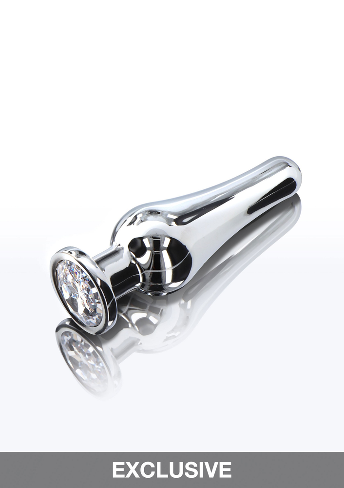 ToyJoy Anal Play Diamond Bum Bijou Medium SILVER - 3