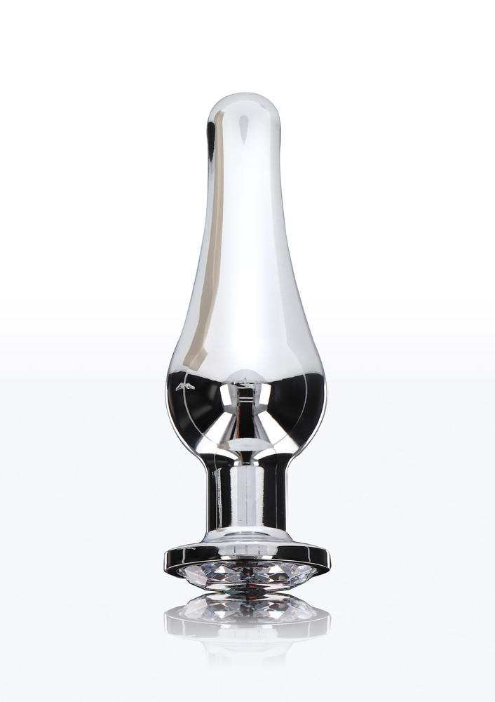 ToyJoy Anal Play Diamond Bum Bijou Medium SILVER - 4