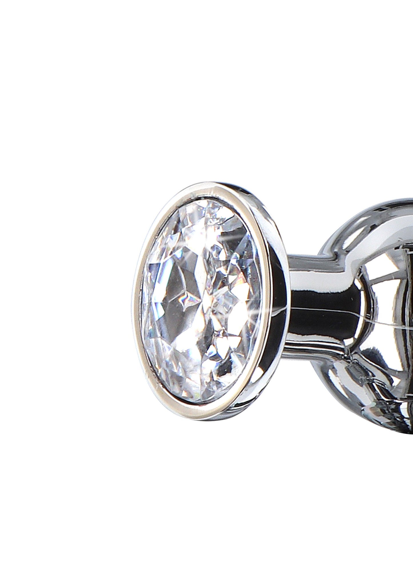 ToyJoy Anal Play Diamond Bum Bijou Medium SILVER - 5