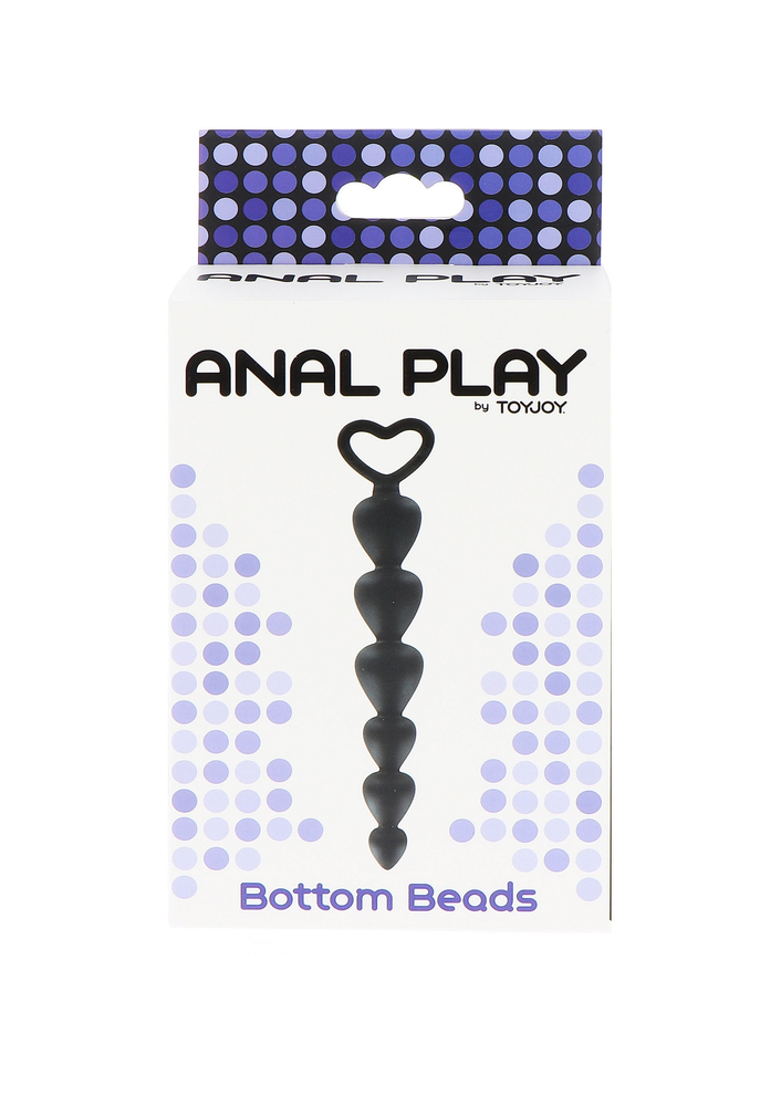 ToyJoy Anal Play Bottom Beads BLACK - 1