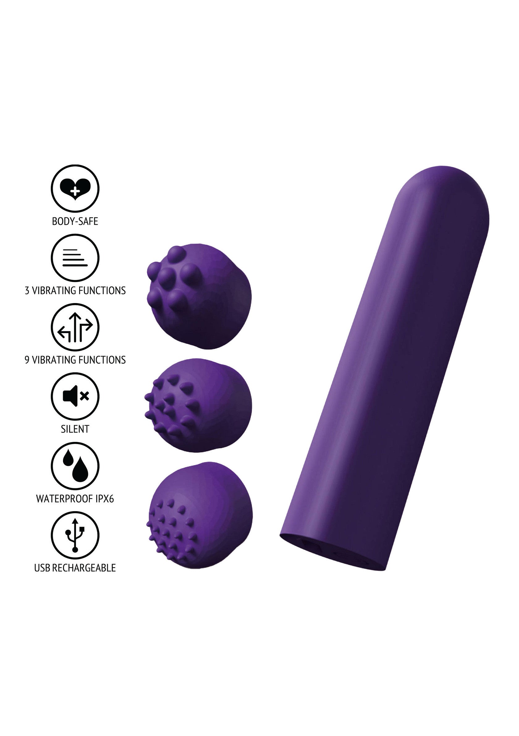 Toyjoy Designer Edition Pocket Vibrator PURPLE - 1
