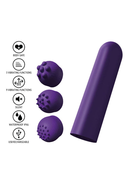 Toyjoy Designer Edition Pocket Vibrator PURPLE - 1