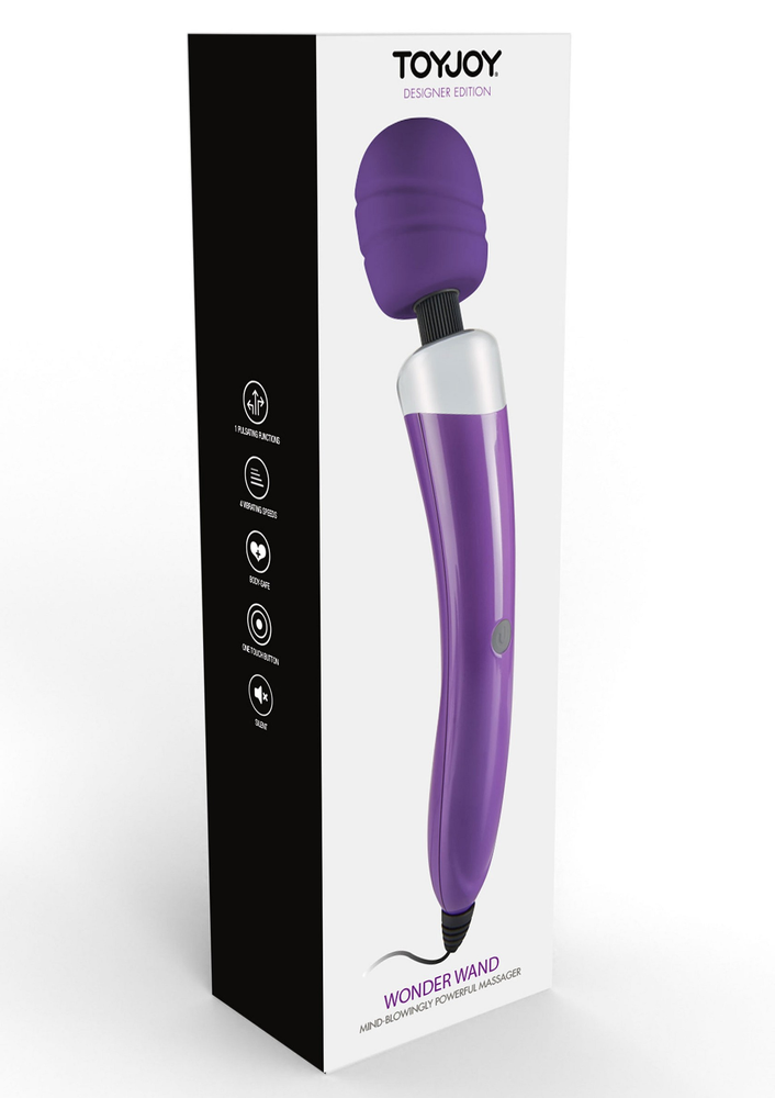 ToyJoy Designer Edition Wonder Wand Massager PURPLE - 0