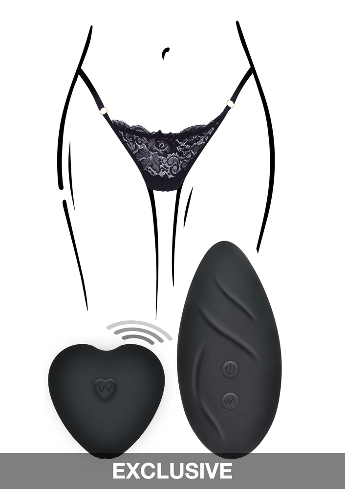 ToyJoy Designer Edition Angel Panty Vibe BLACK - 4