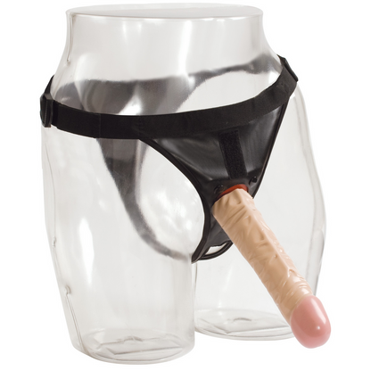 Klassieke dildo met Ultra harnas - 20 cm - Vanille Fleischfarben - 2