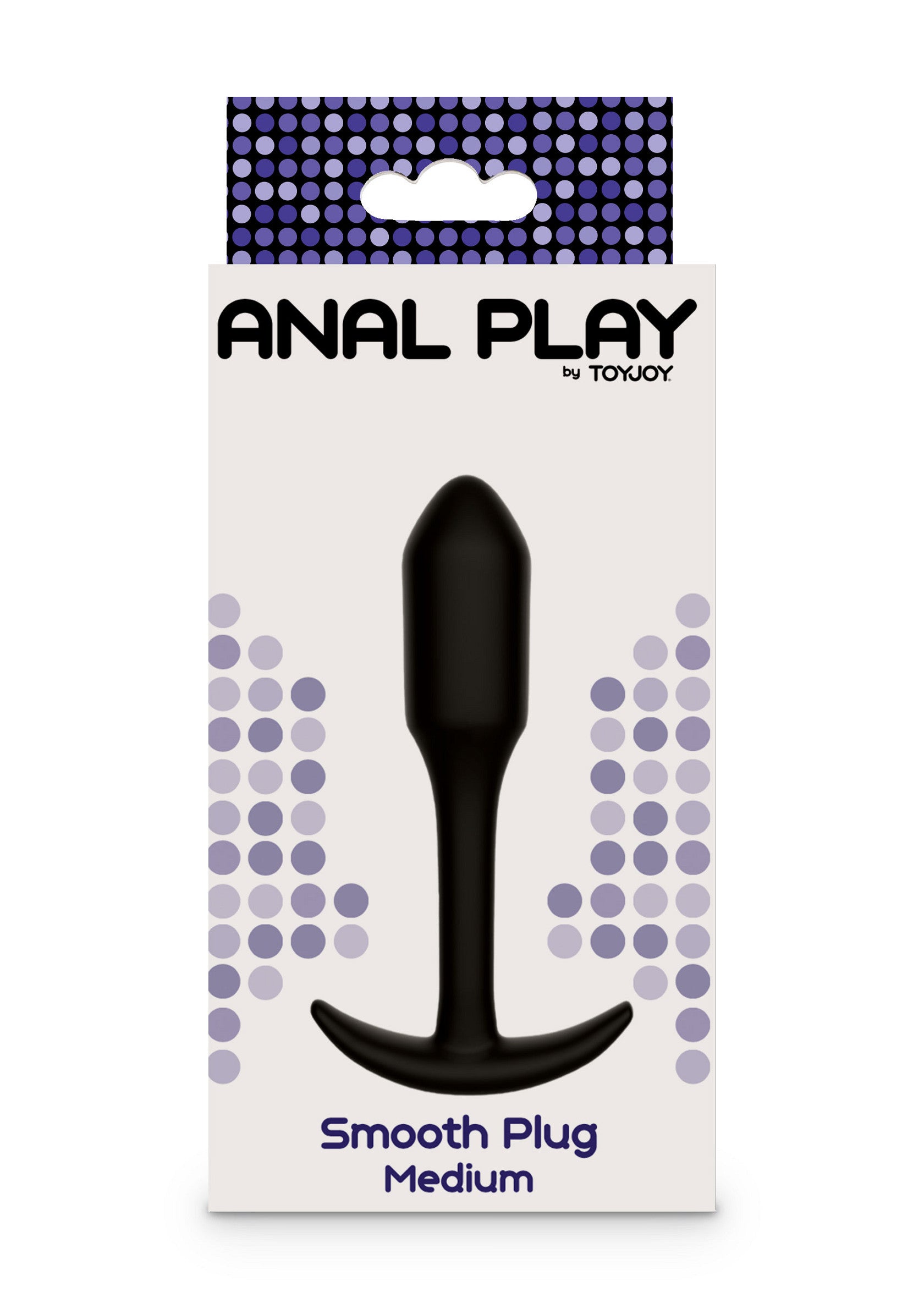 Toyjoy Smooth Analplug Medium BLACK - 0