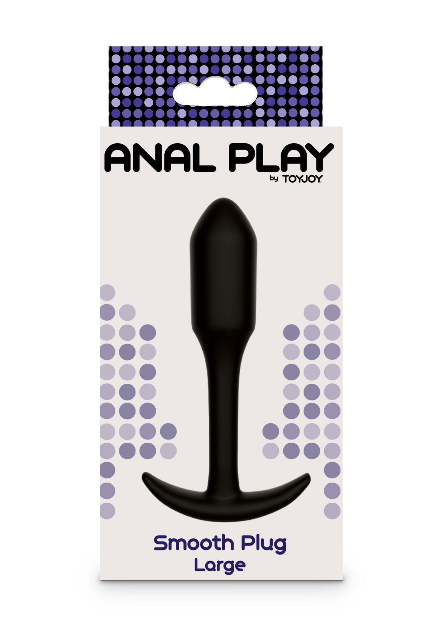 Toyjoy Smooth Anal Plug Large BLACK - 5