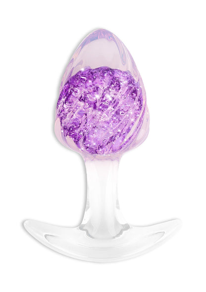 Crystal Butt Plug Medium PURPLE - 0