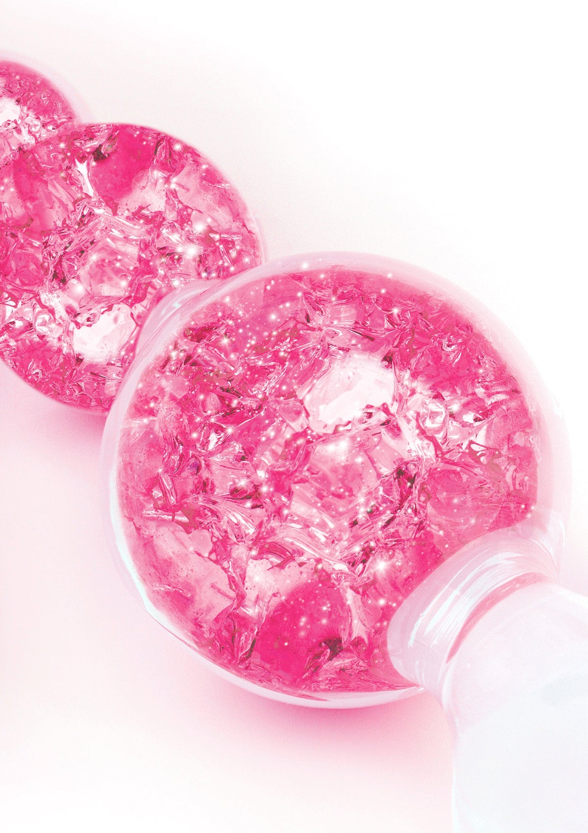Crystal Trio Butt Plug Medium PINK - 0