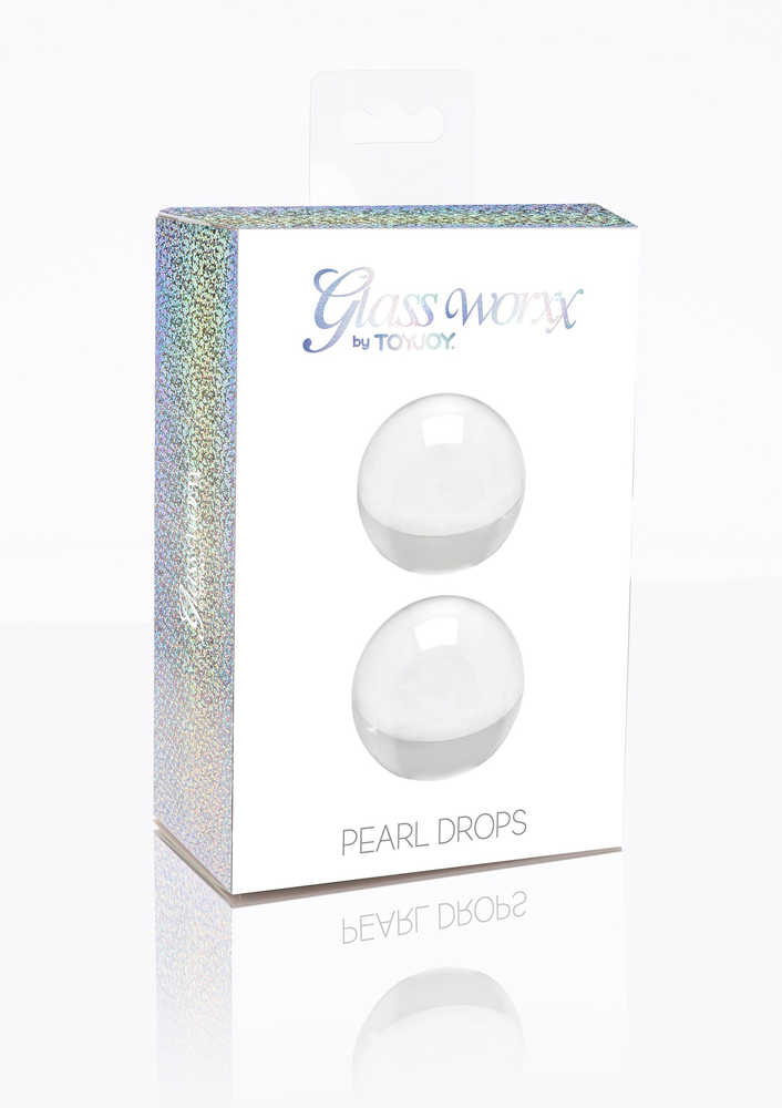 ToyJoy Glass Worxx Pearl Drops TRANSPA - 0