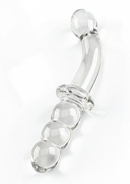 Dual-Ended Anal & G-spot Dildo CLEAR - 0