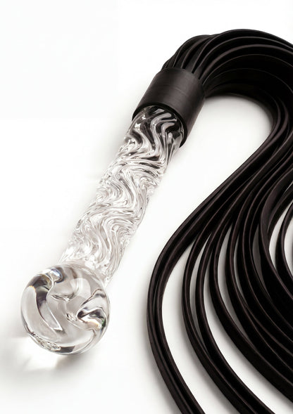 Crystal Leather Whip CLEAR - 3