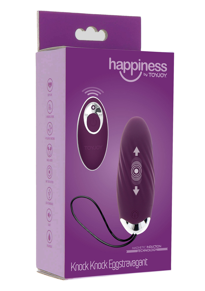 ToyJoy Happiness Knock Knock Eggstavagant PURPLE - 1