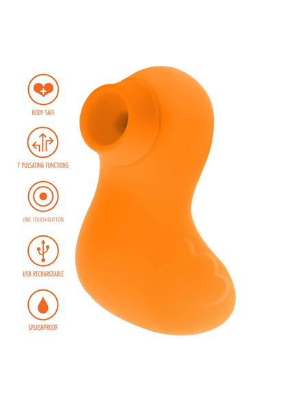 ToyJoy Happiness Sexy Sucking Duckface ORANGE - 1