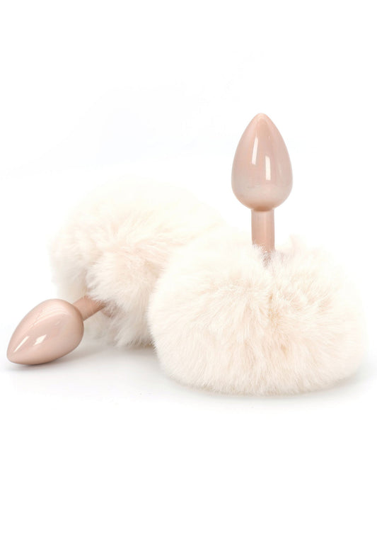 Enchanting Bunnytail Buttplug - Wit