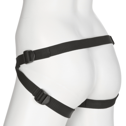 Platina Luxe Harnas met Plug Schwarz - 1