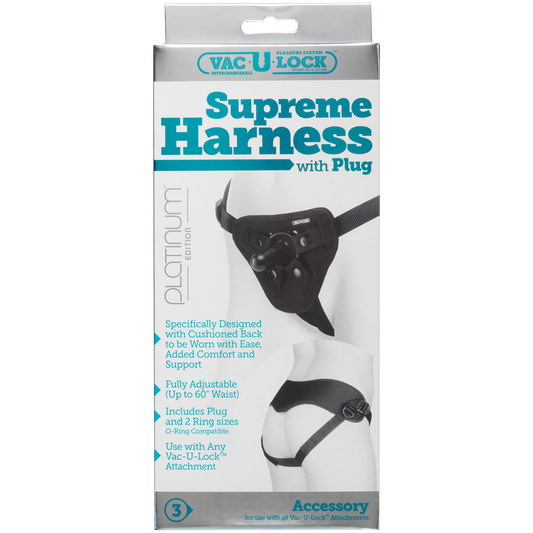 Platina Supreme Harness met Plug