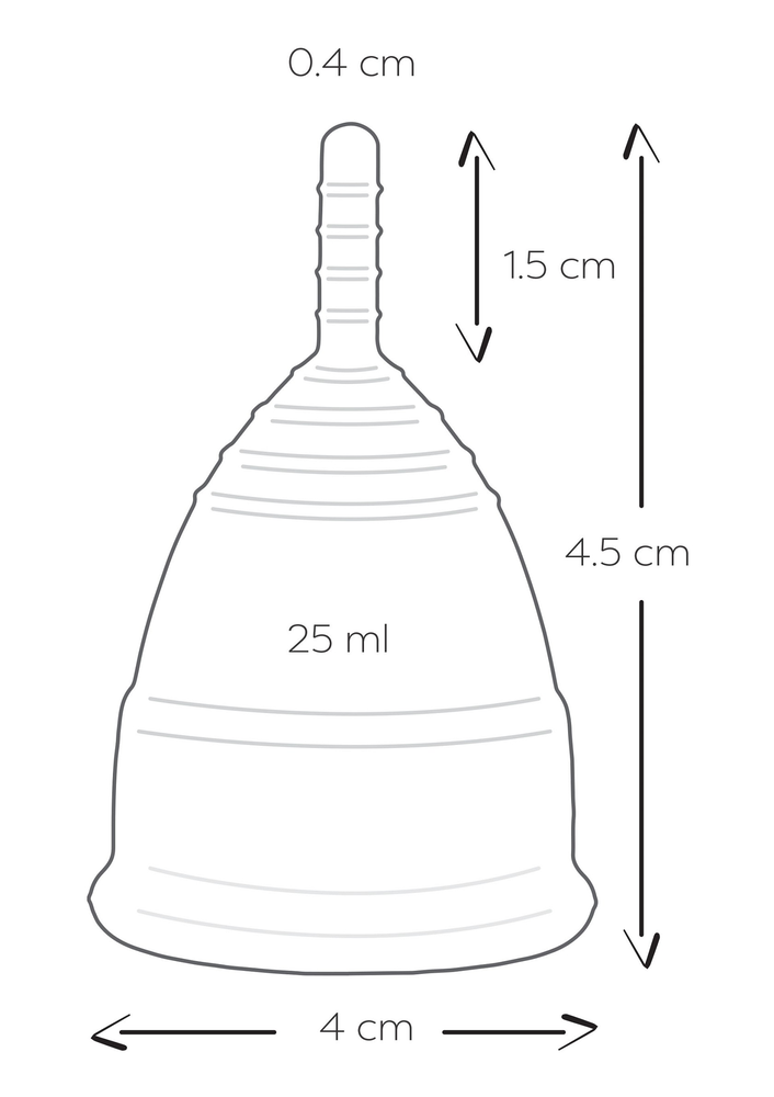 Mae B Menstrual Cups Size S PINK S - 7