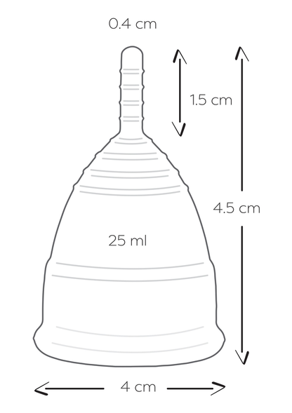 Mae B Menstrual Cups Size S PINK S - 7