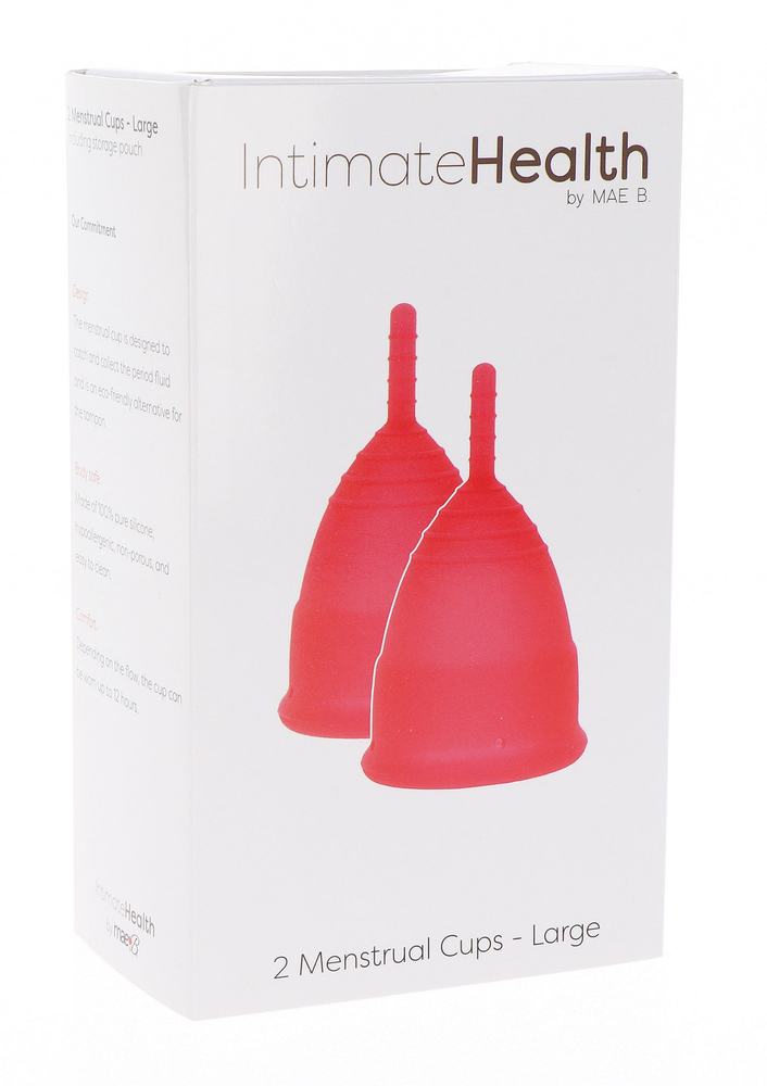 Mae B Menstrual Cups Size L RED L - 3