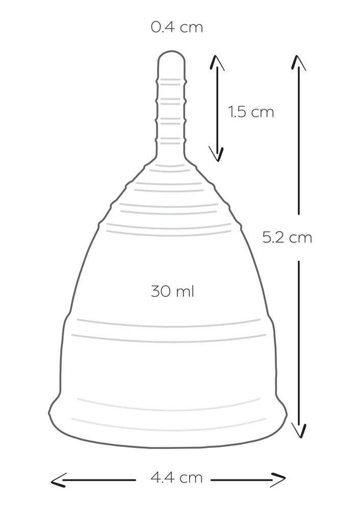 Mae B Menstrual Cups Size L RED L - 0