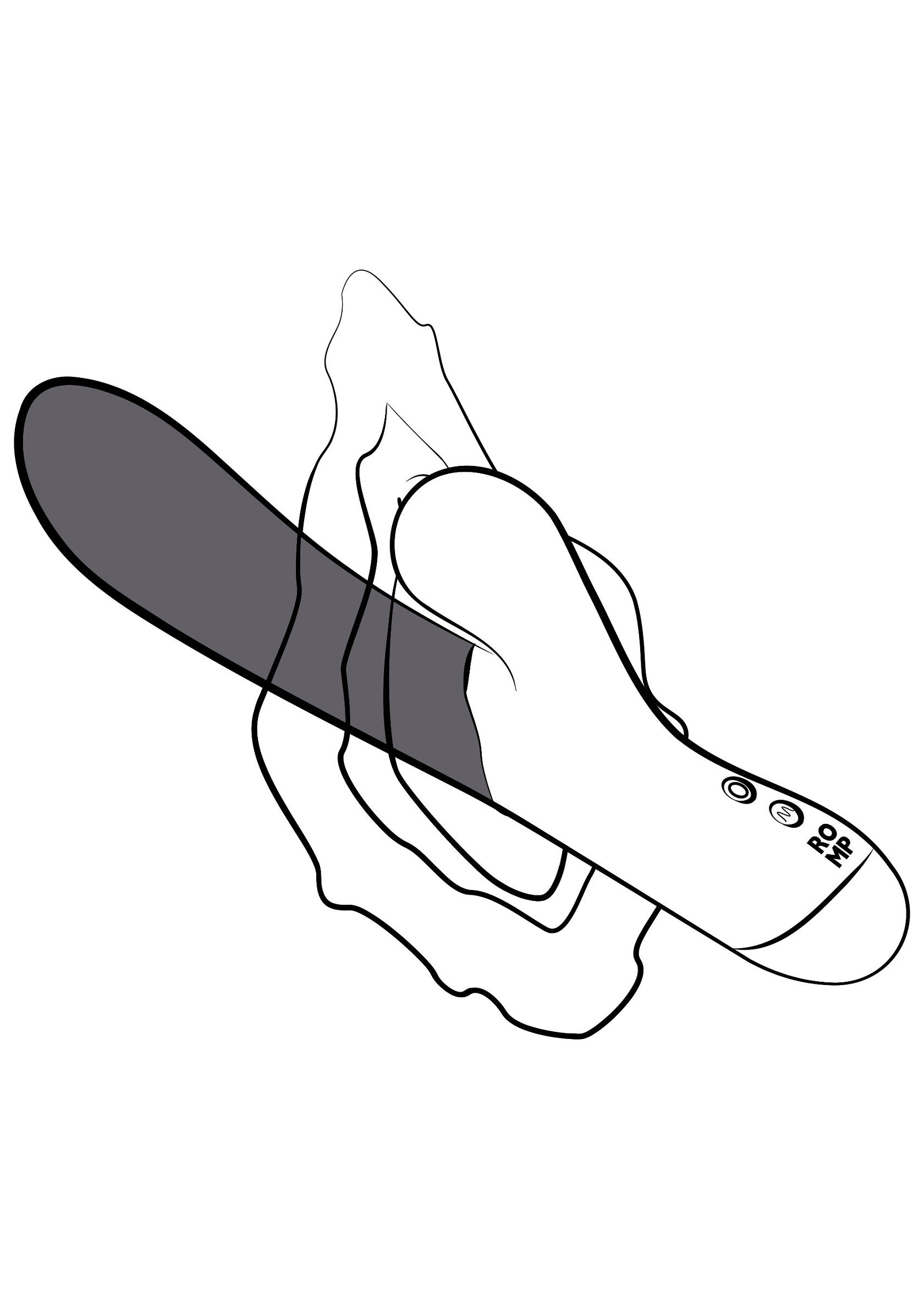 ROMP Pulse Rabbit Vibrator PURPLE - 2