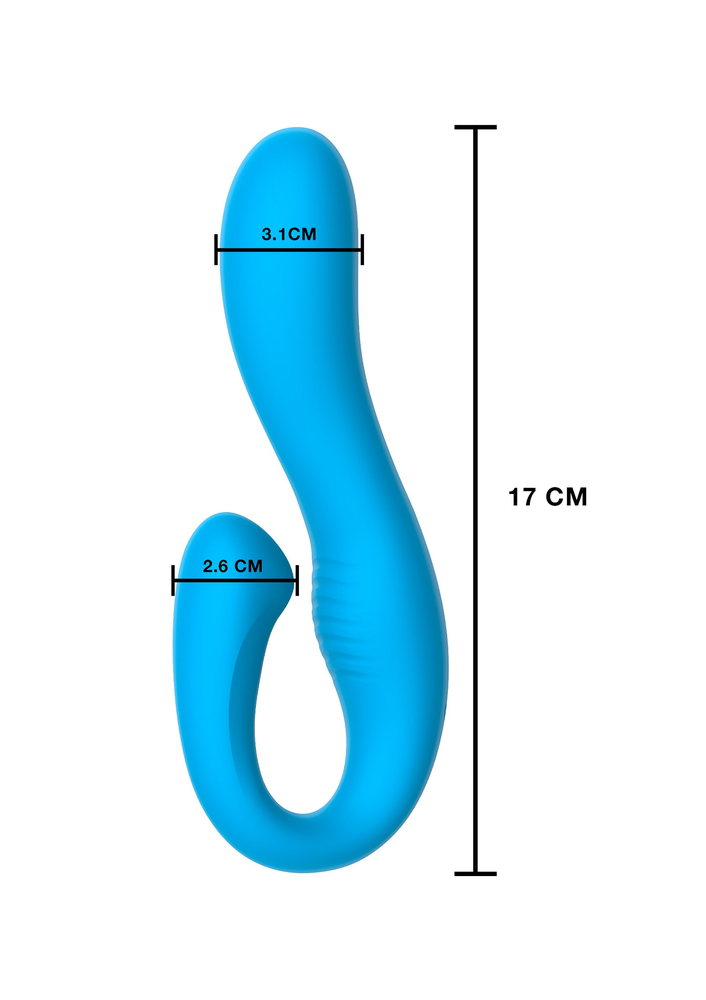ToyJoy Fame The Skyler Rabbit Vibrator BLUE - 0