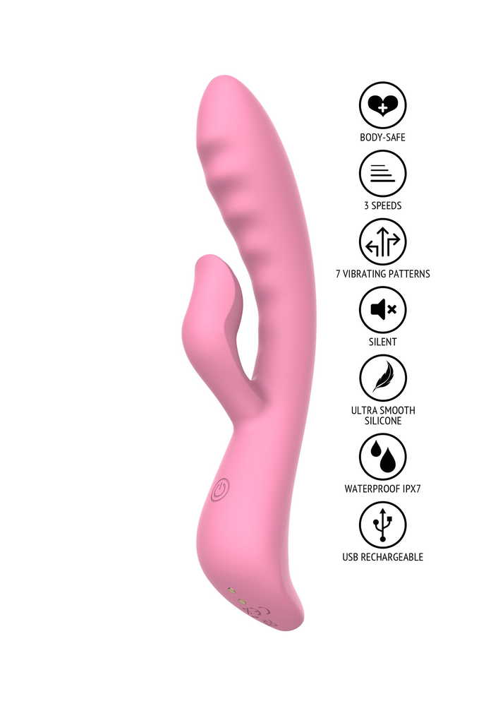 ToyJoy Fame The Belle Rabbit Vibrator PINK - 2