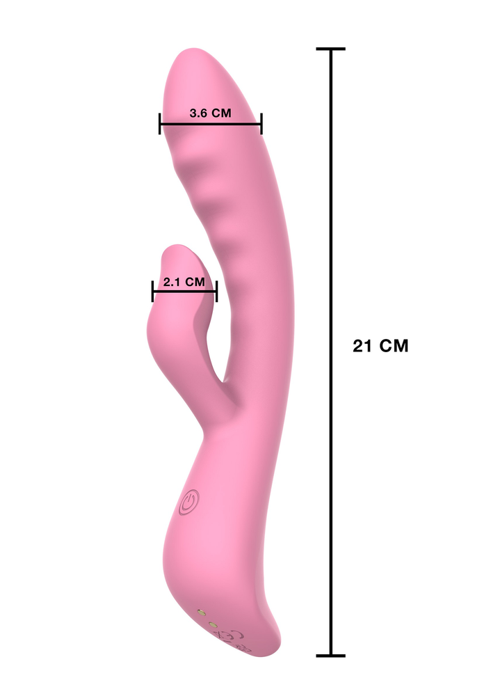 ToyJoy Fame The Belle Rabbit Vibrator PINK - 5