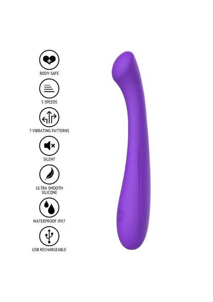 The Luna G-Spot Vibrator PURPLE - 6