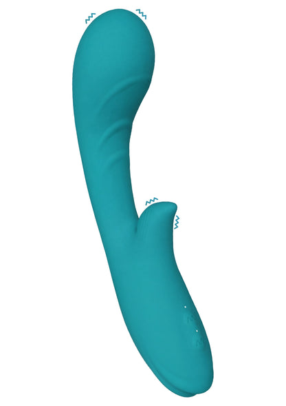 The Gaia Rumbling G-spot Vibrator GREEN - 0