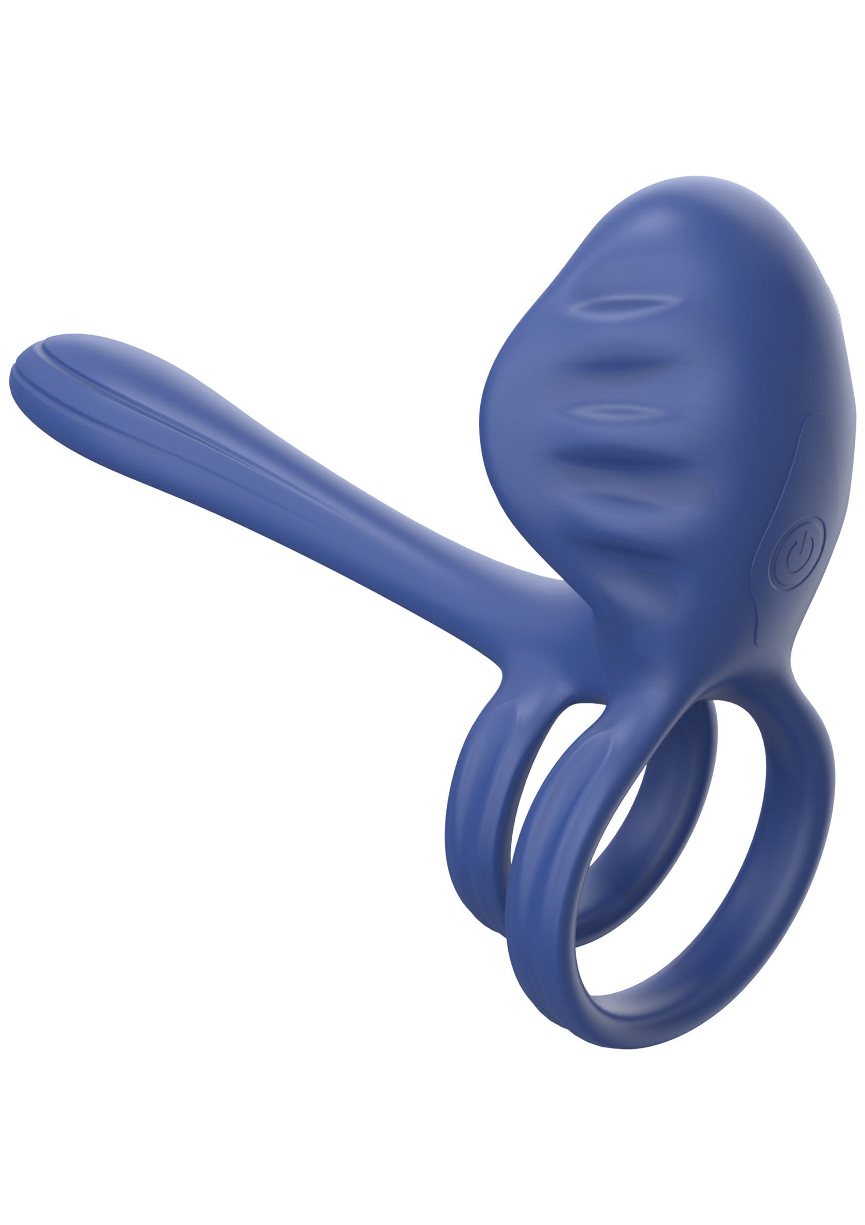 Xocoon Couples Slimline Vibrator Ring BLUE - 0