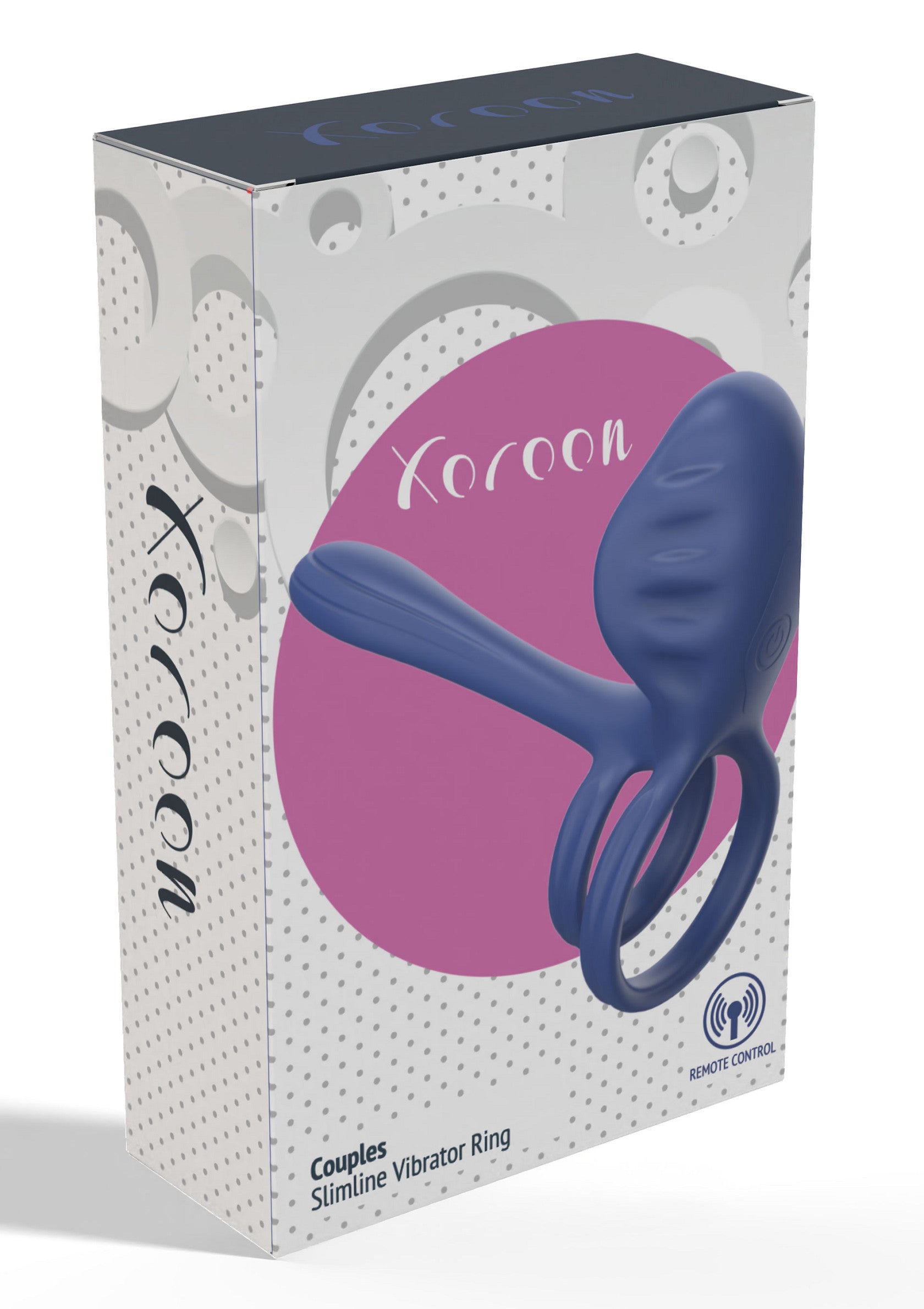 Xocoon Couples Slimline Vibrator Ring BLUE - 6