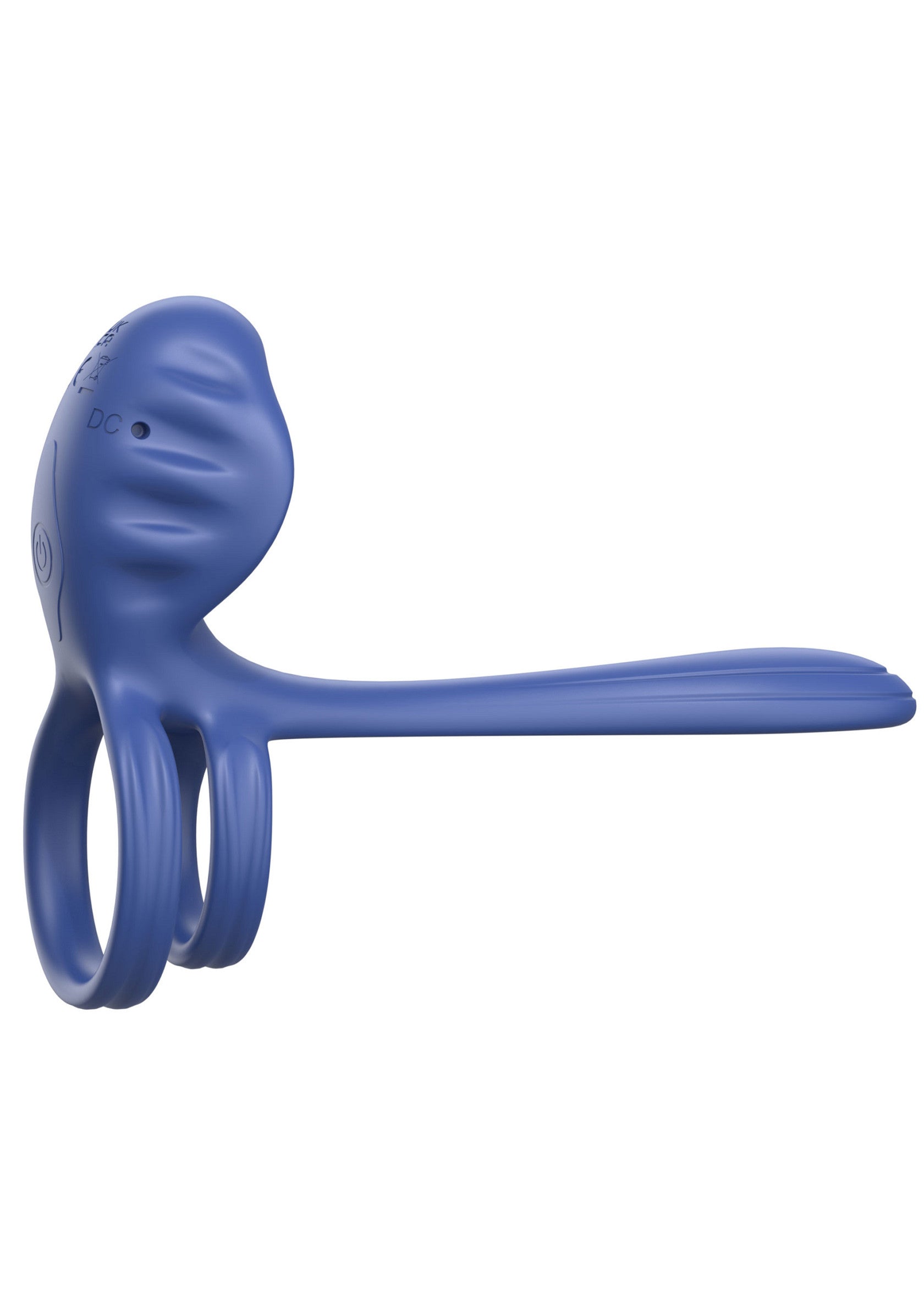 Xocoon Couples Slimline Vibrator Ring BLUE - 1