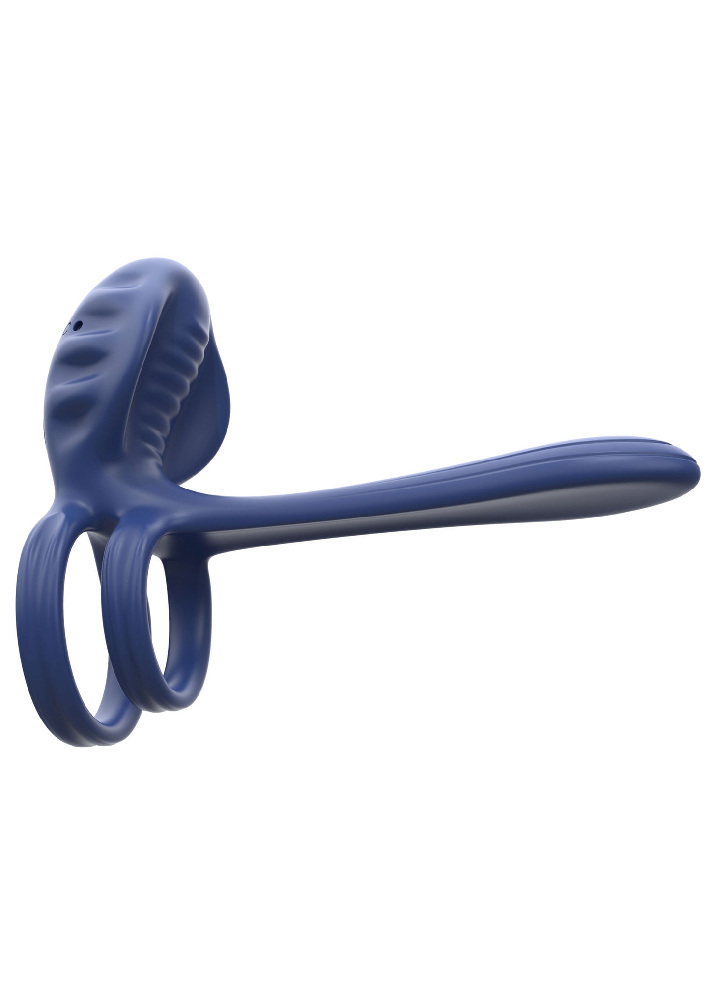 Xocoon Couples Slimline Vibrator Ring BLUE - 5