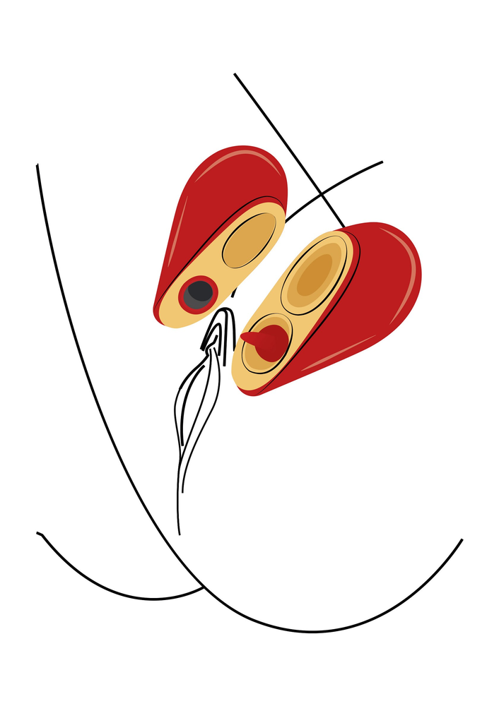Xocoon Heartbreaker 2-in-1 Stimulator RED - 0