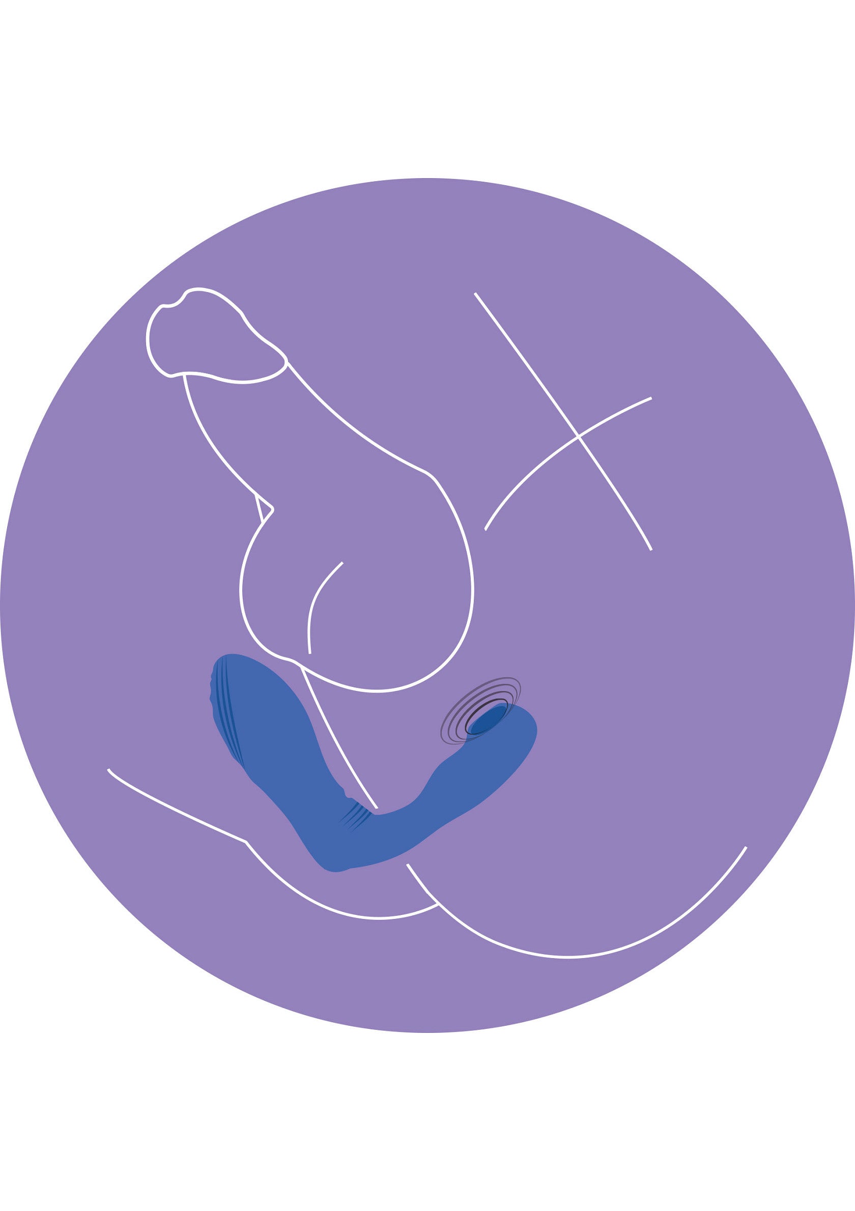 Xocoon Alpha Arouser - Prostate Air Stimulator BLUE - 12