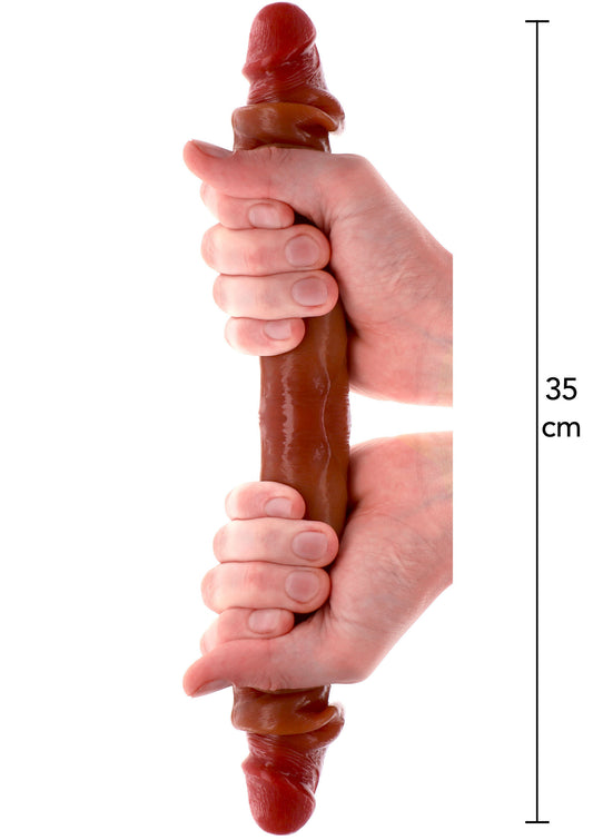 ToyJoy Get Real Silicone Foreskin Double Dong 35 cm