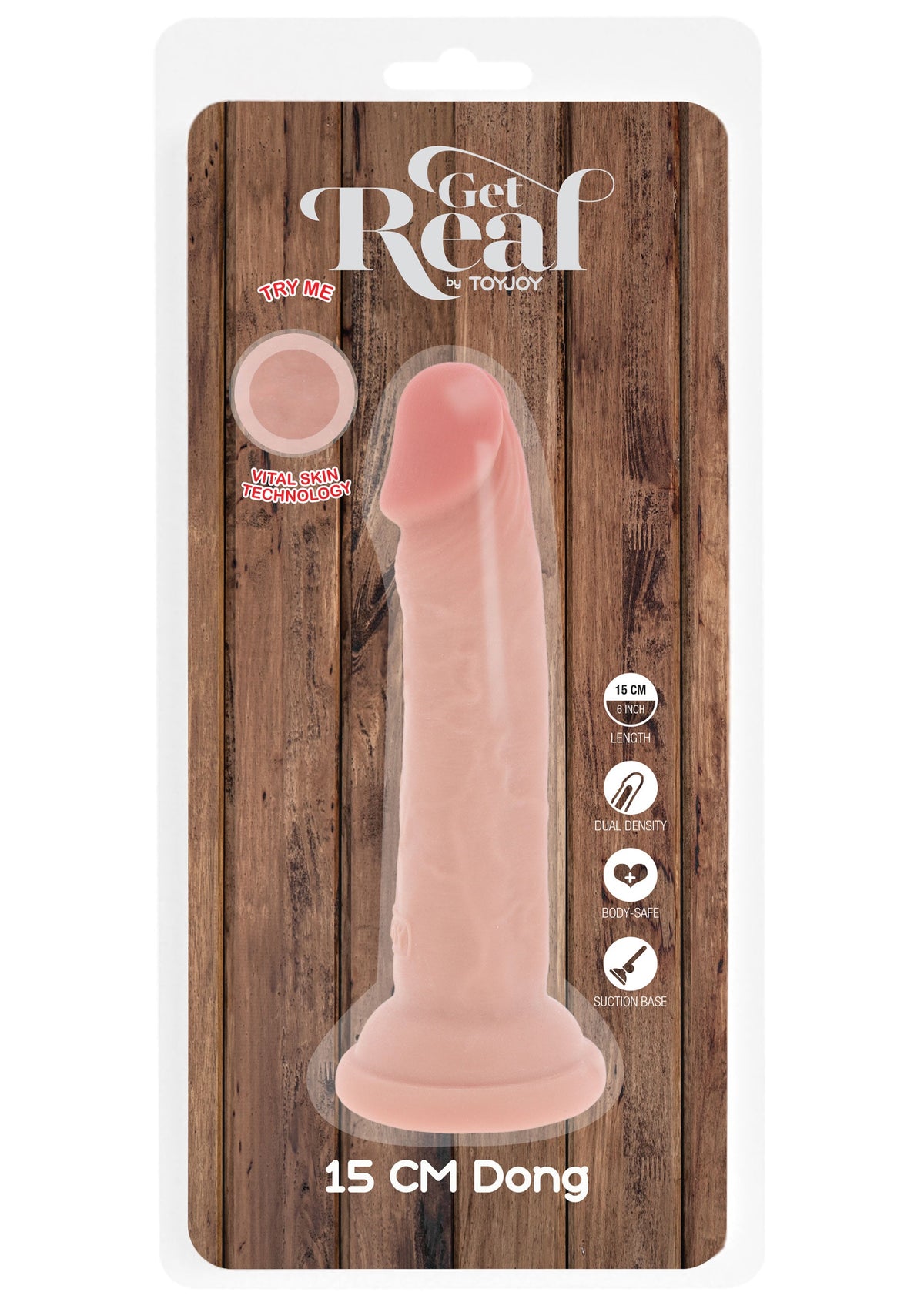 Deluxe Dual Density Dong TPE 15 cm SKIN - 2