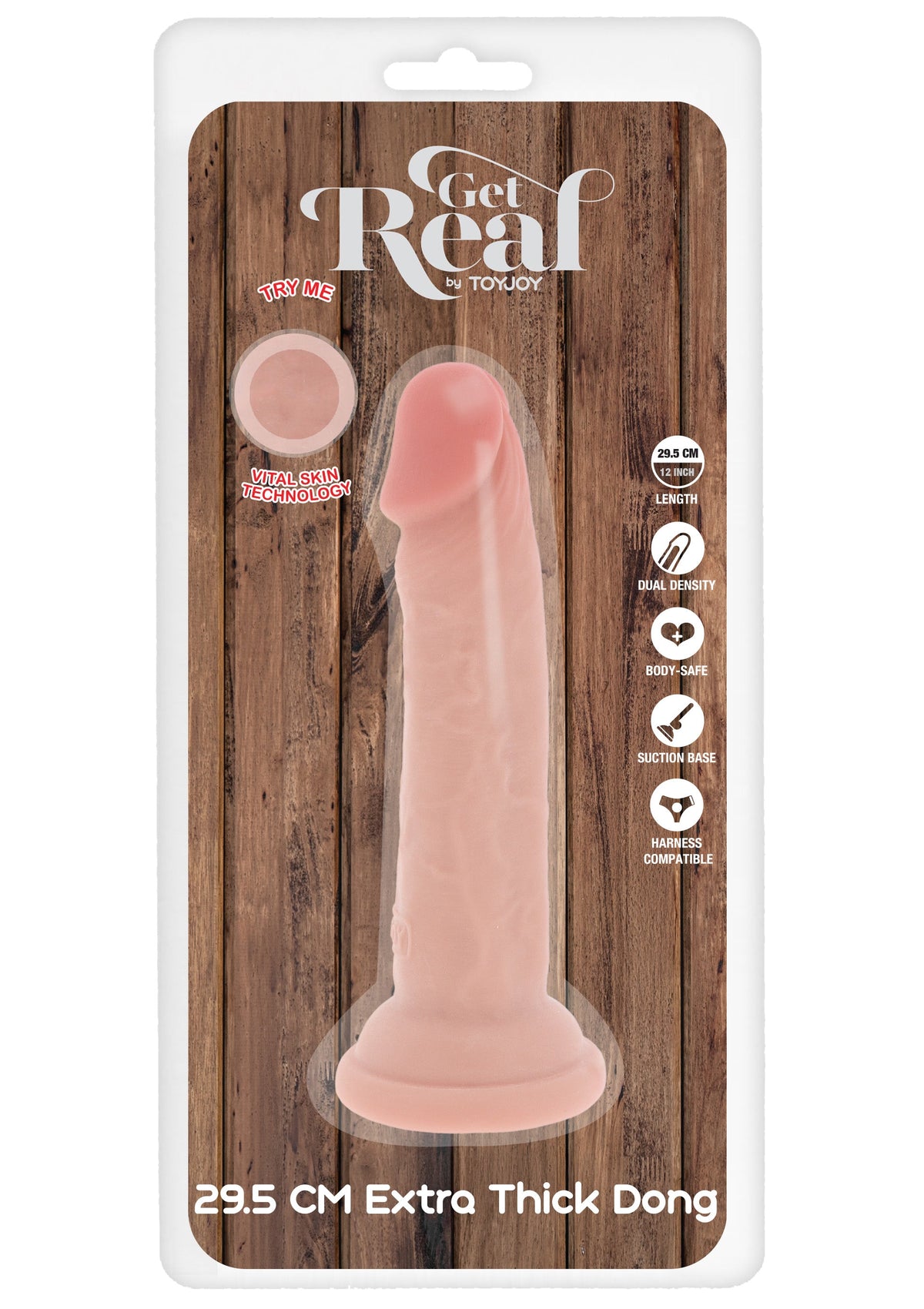 Deluxe Dual Density Thick Dong TPE 29.5cm SKIN - 2