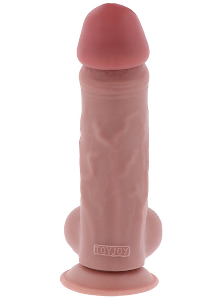 Deluxe Dual Density Thick Dildo TPE 23 cm SKIN - 5