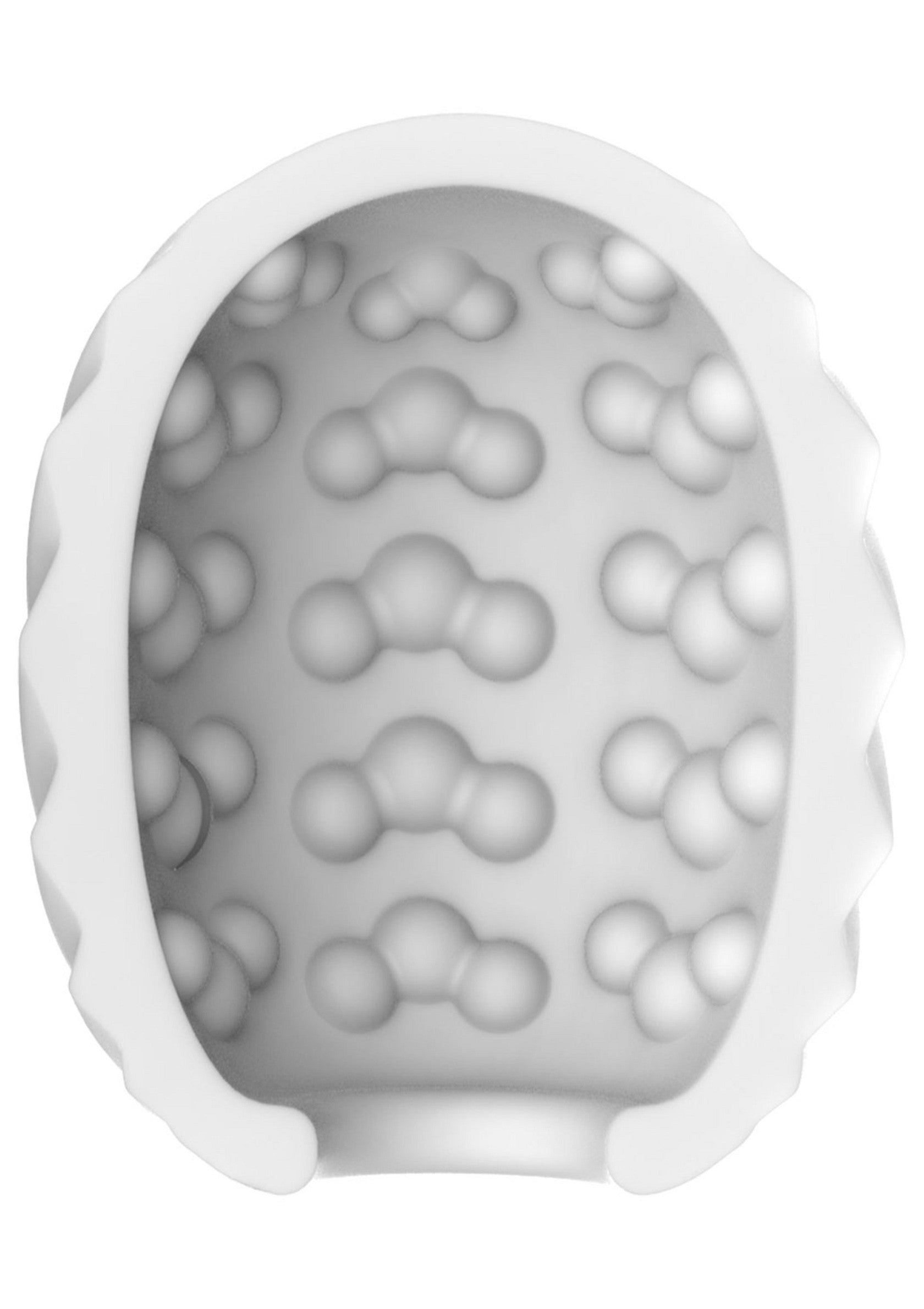 Mini Masturbator Spiral WHITE - 2