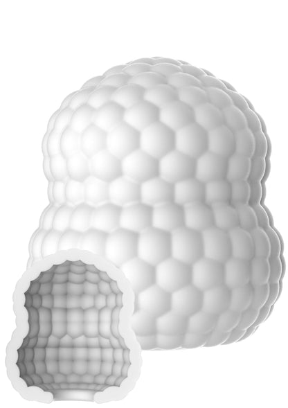 Mini Masturbator Block WHITE - 0